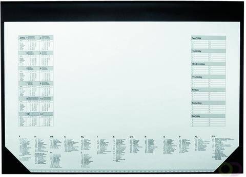 Kalender schrijfonderlegger 41&amp #21557 cm